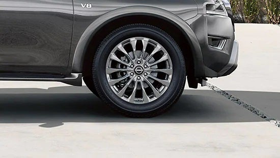 2023 Nissan Armada wheel and tire | South Colorado Springs Nissan in Colorado Springs CO
